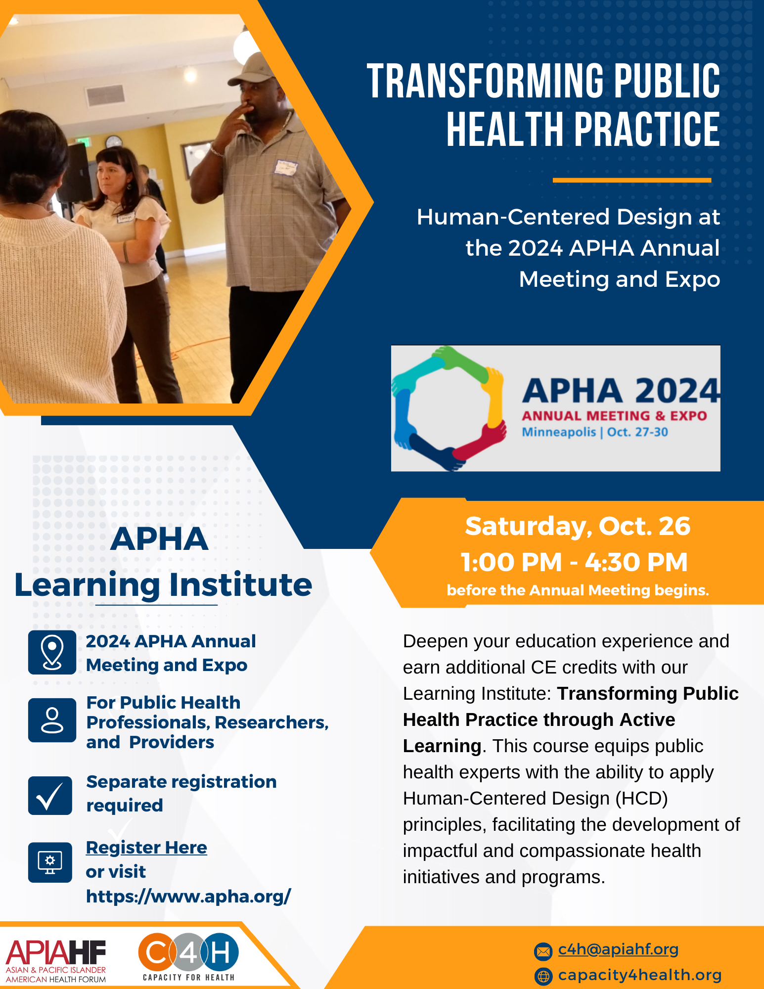 Flyer for Transforming Public Health Practice